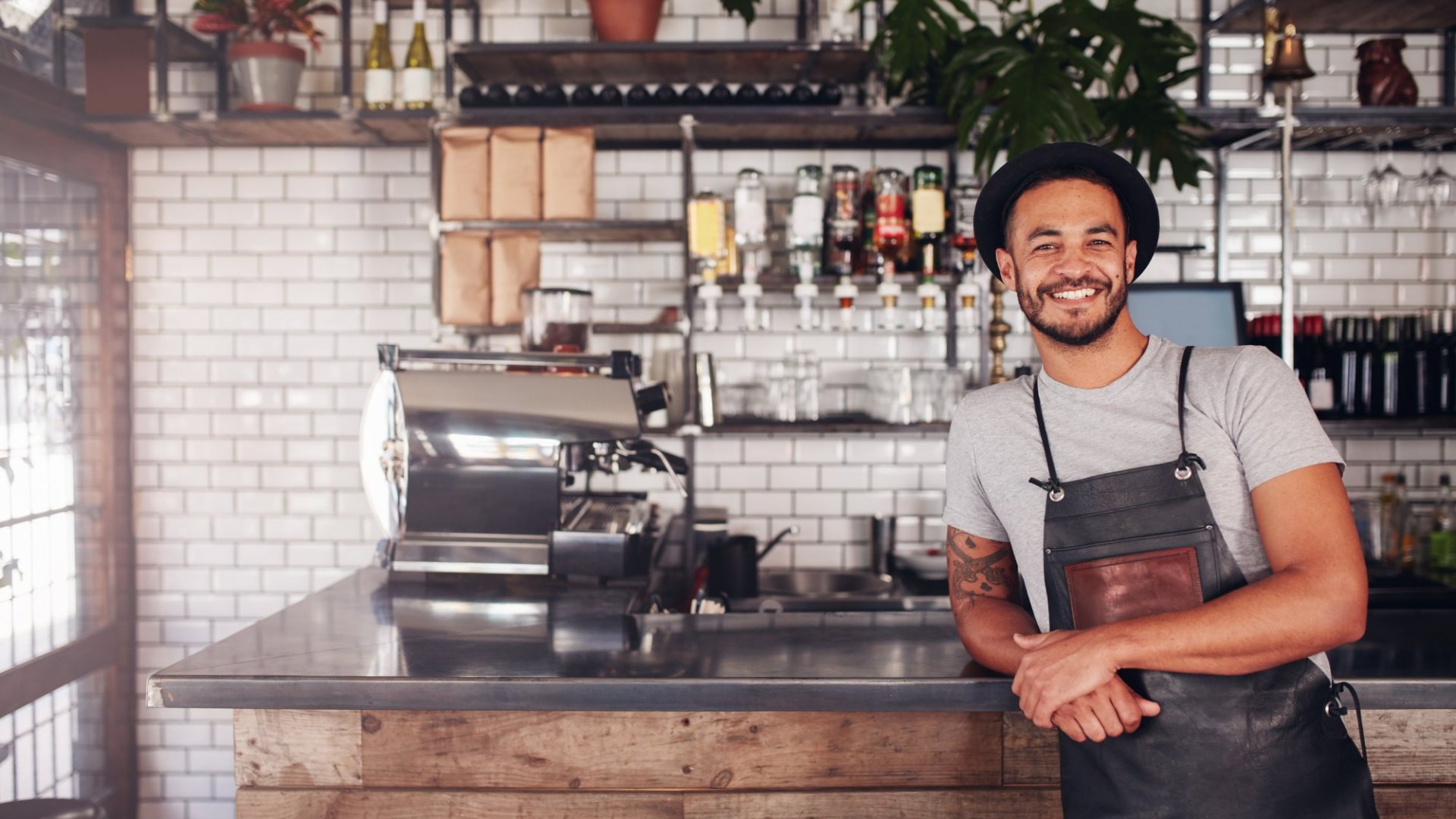 business owner in shop